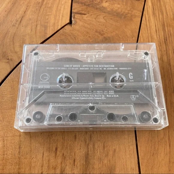 1987 Guns N’ Roses Appetite For Destruction Cassette Tape Album 80s Vintage - Picture 2 of 4
